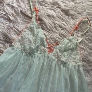victoria secret lace baby doll small